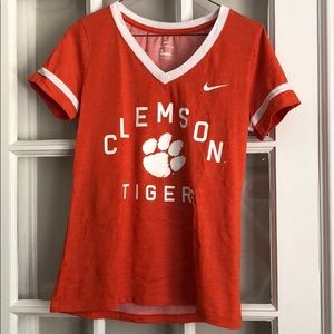 Dri Fit Clemson Nike V-Neck Tee. Offers welcome.